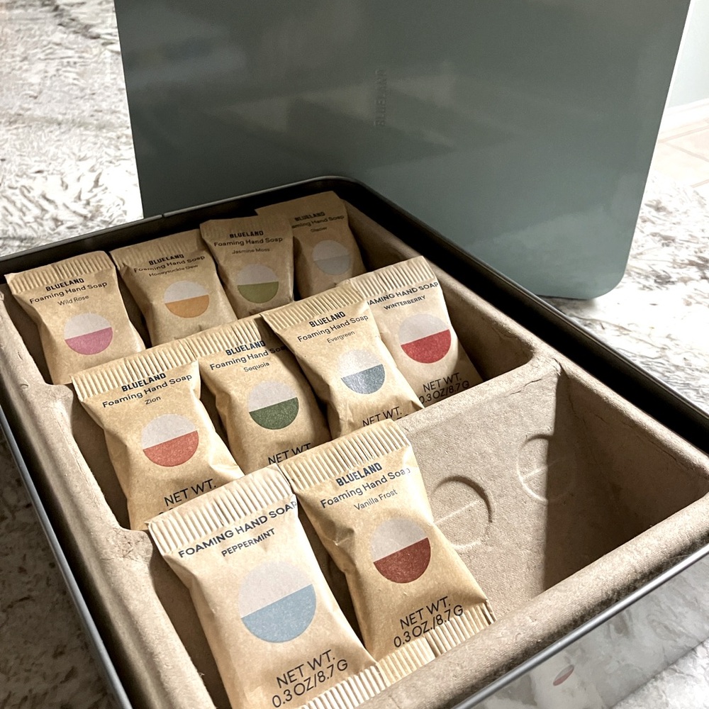 Blueland soap tabs seasonal tin box!